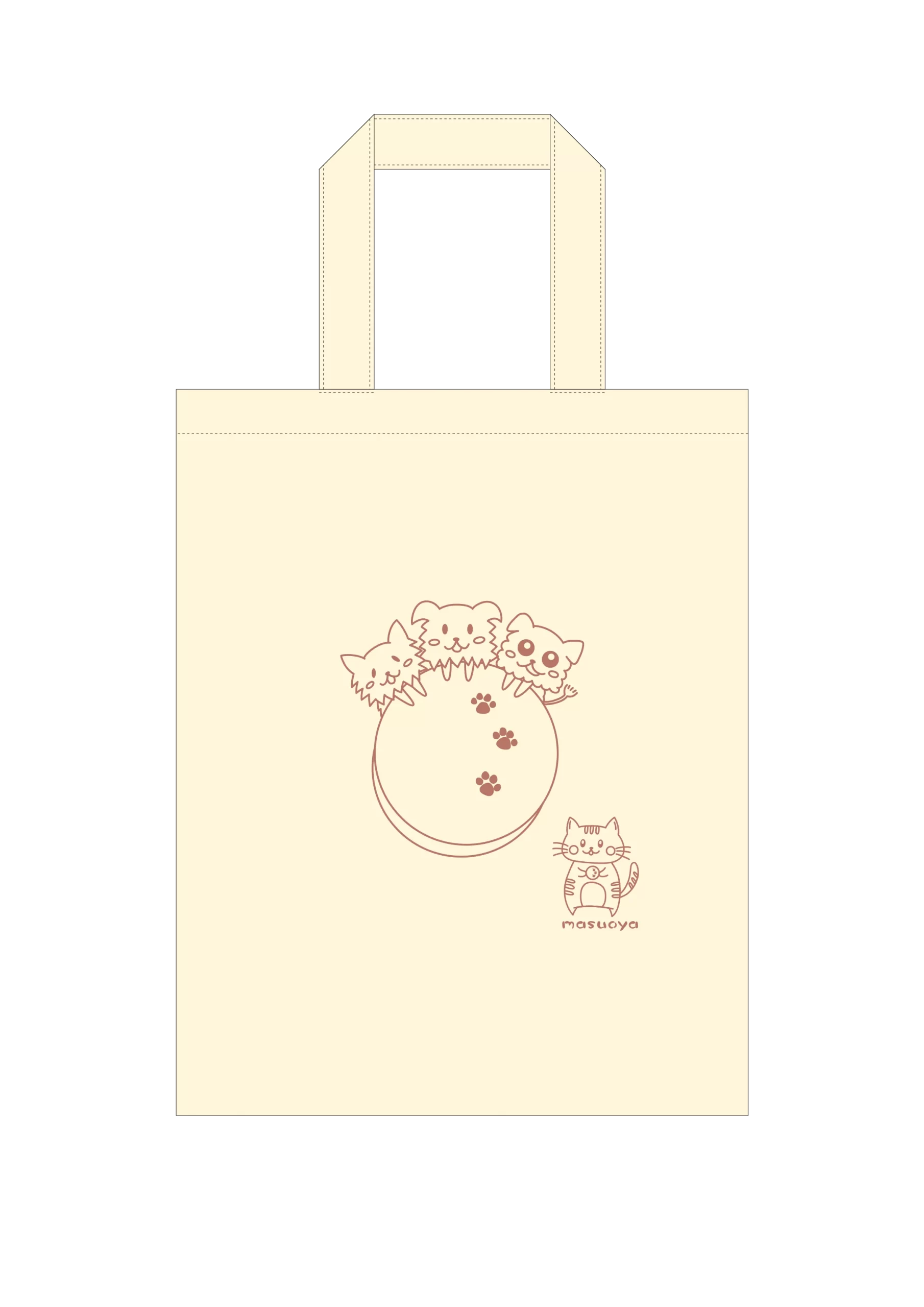 トートバッグ　ますお屋様